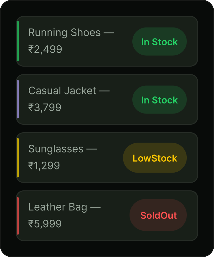 Product Showcase